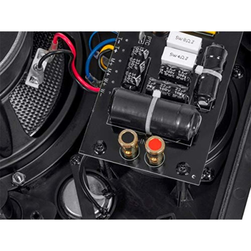 In-wall speakers for home theater use, carbon fiber cones, black finish, paintable magnetic grilles - Image 5