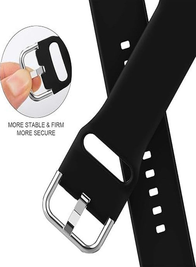Xininyia Compatible for DEKELIFE Military Smart Watch Band, 2-Pack Soft Silicone + Stretch Nylon Adjustable Straps for DEKELIFE C28, C29, DK-29, AK57, G39 Pro Smart Watch Quick Release Replacement Wristbands - Image 3