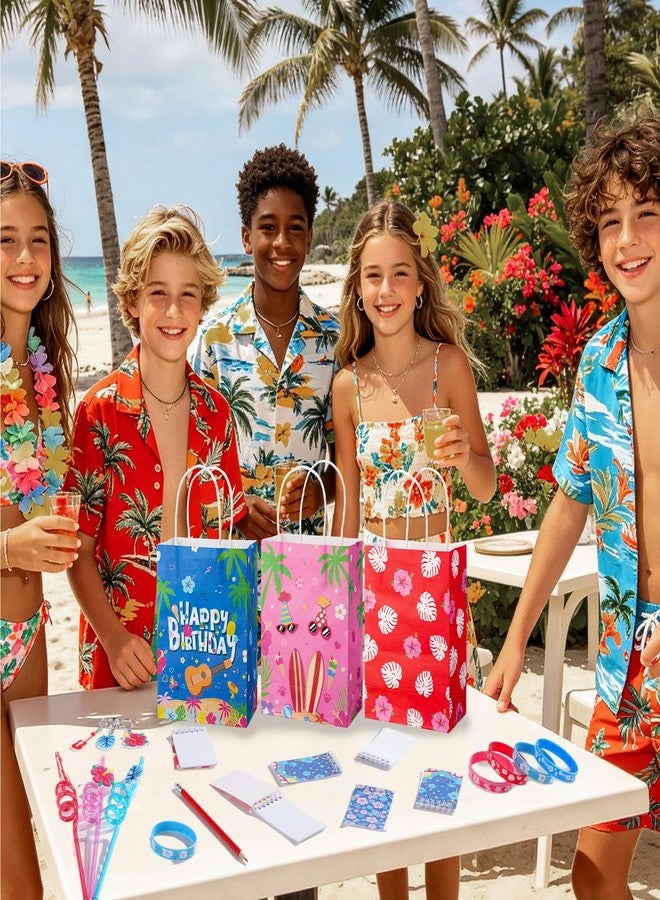 Vanblue 72 Pcs Cartoon Hawaiian Party Favors Set Gift Pink and Blue Tropical Birthday Decorations for Kids Pool Beach,Classroom Rewards Prizes, Goodie Bag Pinata Stuffer - Image 5