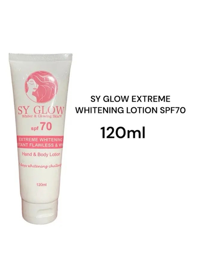 SY Glow SPF70 Whitening Lotion – Advanced Hand and Body Care Formula Supporting Skin Hydration, Smooth Texture, Radiant Finish, and Comfortable Daily Wear Experience - Image 2