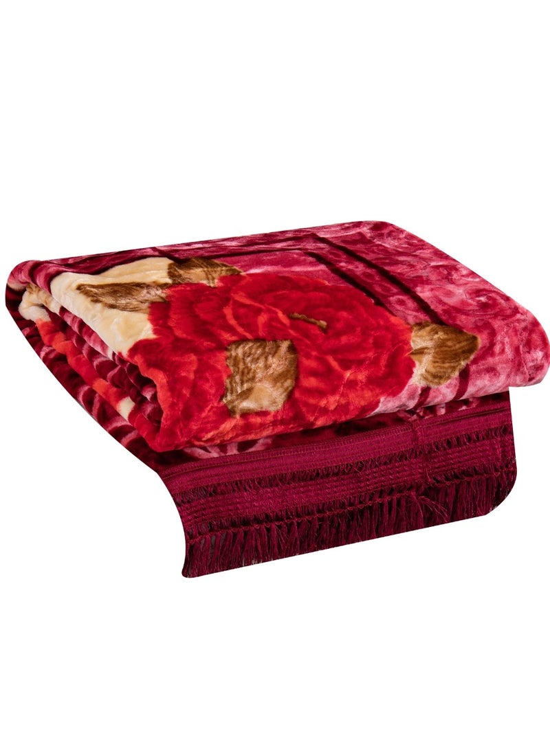 Korea Quality Blanket Set of 4 Pieces King Size Super Soft Double Ply Combo Blanket