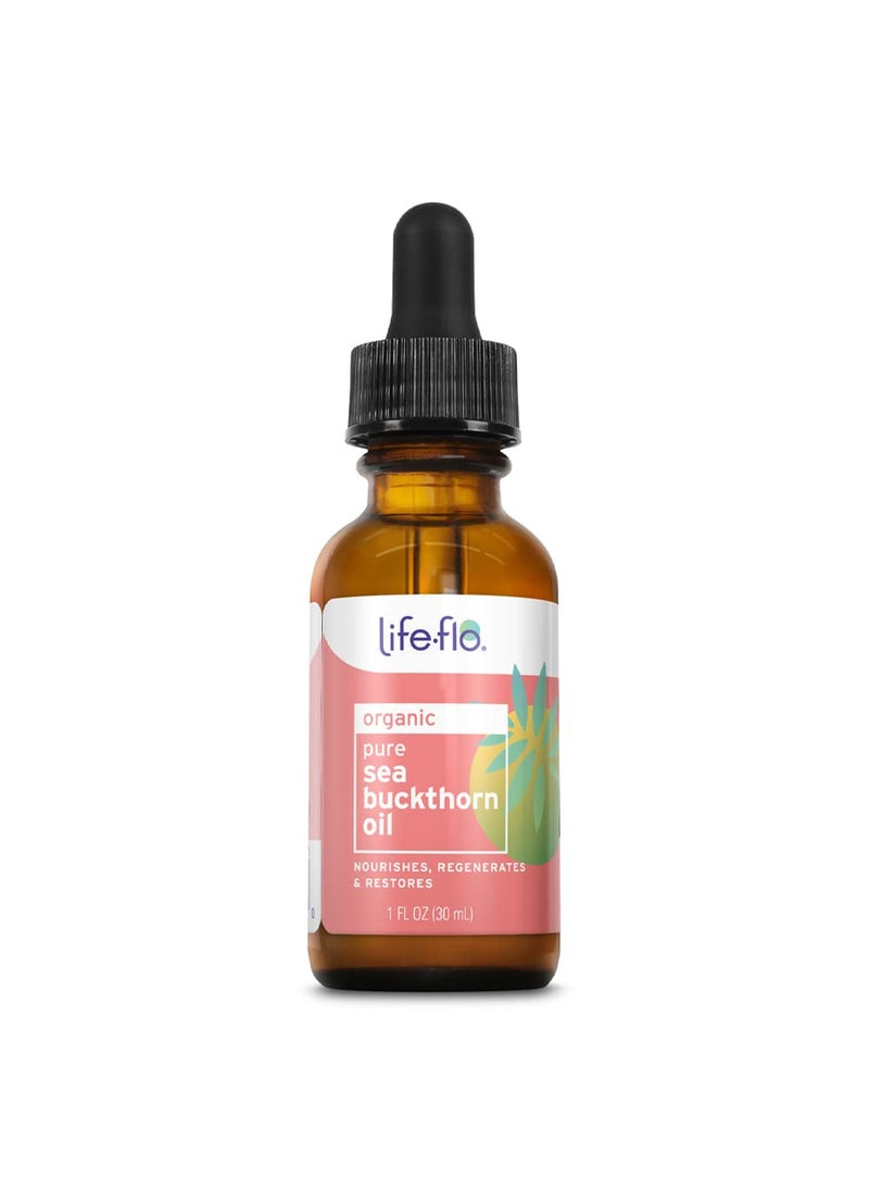 Life-flo Pure Sea Buckthorn Oil  65571 Oil Carton 1oz 