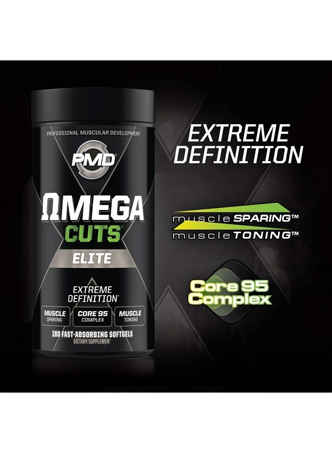 PMD Sports Six Week Inferno Stack - Maximum Strength Fat Burner and CLA Omega Fatty Acid to Lose Fat Fast and Increase Muscle Tone - Arsenal X Inferno/120 Liquid Gels, Omega Cuts Elite/180 Softgels - Image 4