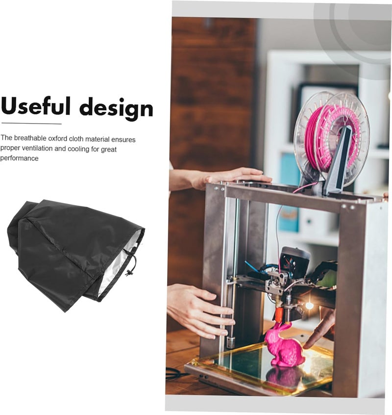 Printer Protective Cover Enclosure for Enhanced Cooling Dust Compatible Various Models Easy to Clean Breathable Design - Image 3