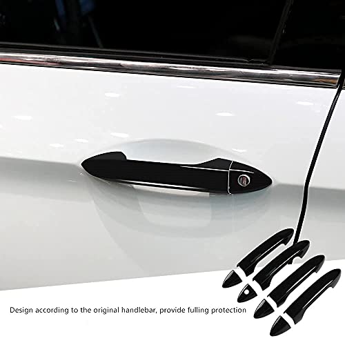 DLOVEG Car Door Handle Cover Compatible for Honda Accord 2013-2017Accessories Compatible for Honda Pilot 2022 2021-2016 Without Smart Key Holes (Glossy Black) - Image 5