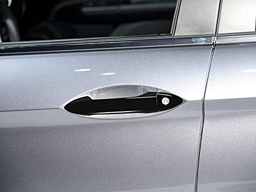 DLOVEG Car Door Handle Cover Compatible for Honda Accord 2013-2017Accessories Compatible for Honda Pilot 2022 2021-2016 Without Smart Key Holes (Glossy Black) - Image 3