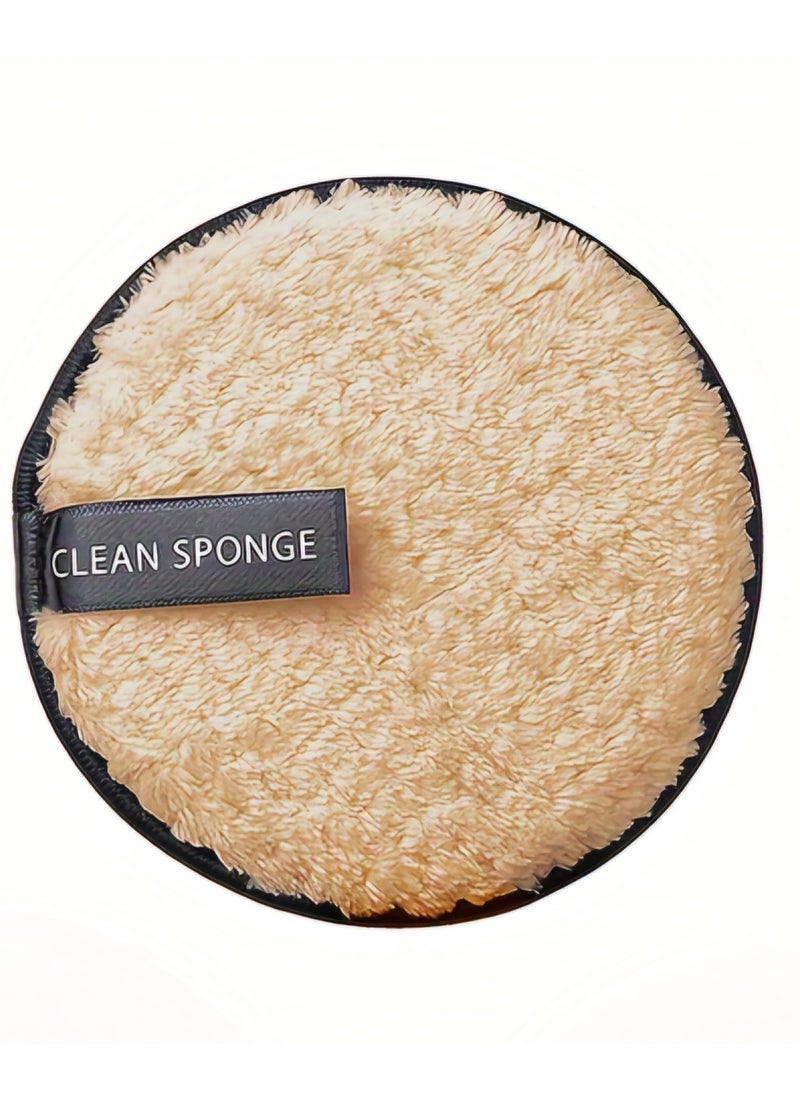 Generic - One piece Makeup Remover Microfiber Puff Facial Body Clean Sponge - Image 1