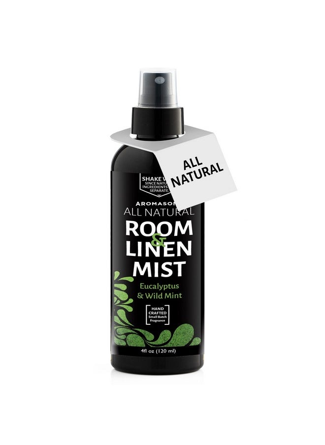 Aromasong Aromasong Eucalyptus & Wild Mint Linen and Room Spray, Natural Aromatic Mist, Relax Your Body & Mind, Perfect as a Bathroom Spray Air Freshener Pillow Mist  - Image 1