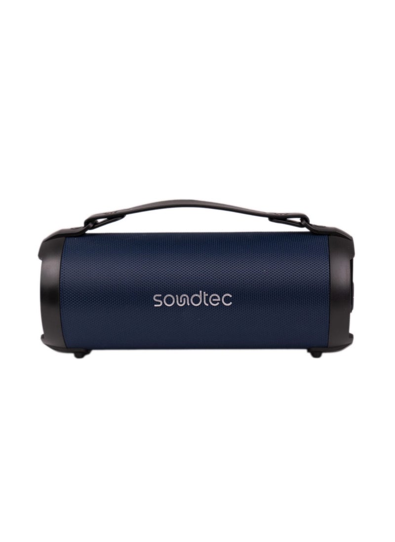 porodo - Soundtec Ttrip Speaker 4400mAh , 88.5W Max Power , 9H Play Time , 10m Wireless Operating Range - Dark Blue - Image 1