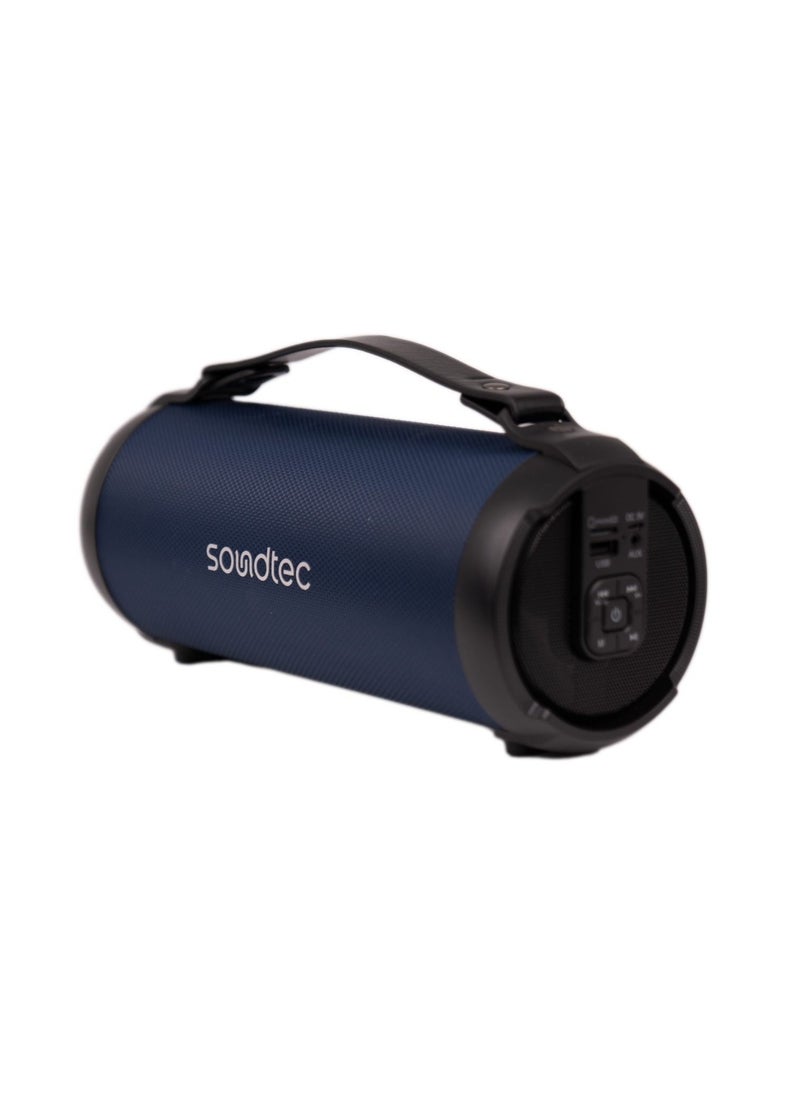 porodo - Soundtec Ttrip Speaker 4400mAh , 88.5W Max Power , 9H Play Time , 10m Wireless Operating Range - Dark Blue - Image 1