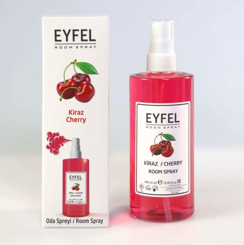 Eyfel Cherry Room Spray, 400 ml, Red - Image 1