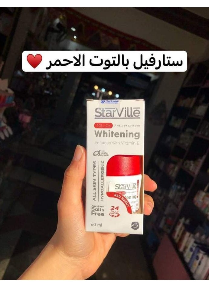 ستارفيل - ستار فيل رول اون للتبييض بالتوت الأحمر 60 مل - Image 1