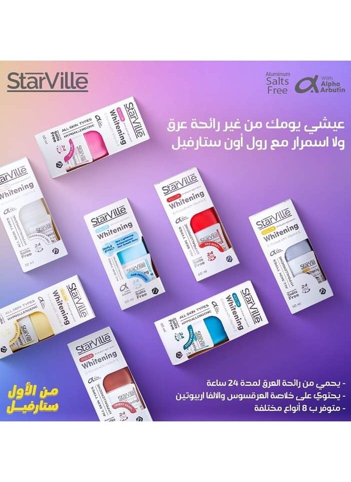 ستارفيل - ستار فيل رول اون للتبييض بالتوت الأحمر 60 مل - Image 1