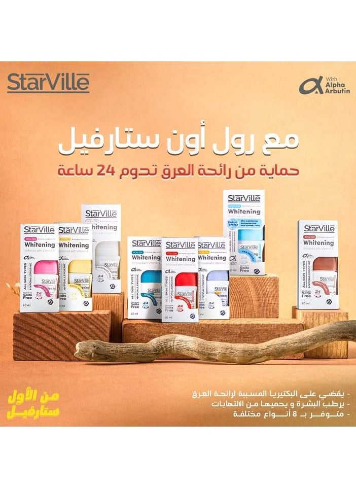ستارفيل - ستار فيل رول اون للتبييض بالتوت الأحمر 60 مل - Image 1