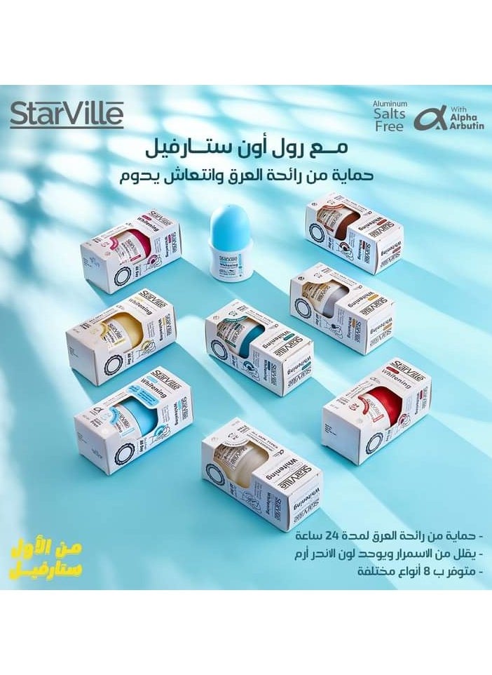 ستارفيل - ستار فيل رول اون للتبييض بالتوت الأحمر 60 مل - Image 1
