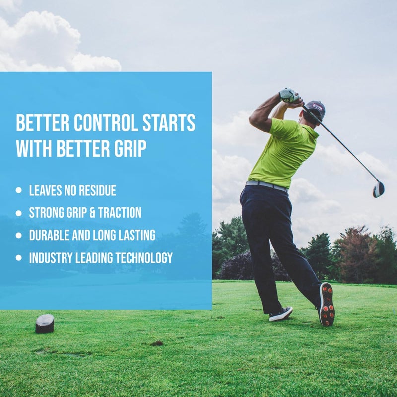 ويدج جايز شريط قبضة الجولف الاحترافي من Wedge Guys مقاس 2 × 10 بوصة، شرائط لاصقة مزدوجة الجوانب تنشط بالمذيبات لإعادة تركيب قبضة مضارب الجولف (خشب، هجين، حديد، إسفين، مضرب)، سهلة التقشير ومقطعة مسبقًا لمضارب الجولف - Image 4