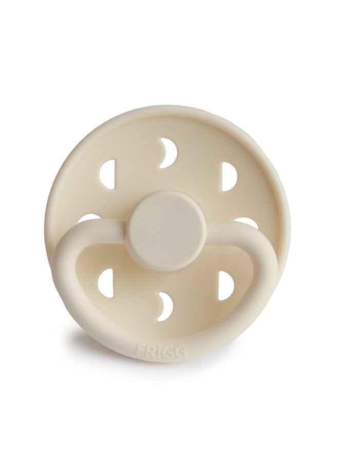 FRIGG Moon Phase Silicone Baby Pacifier 0-6M 1-Pack Cream - Size 1