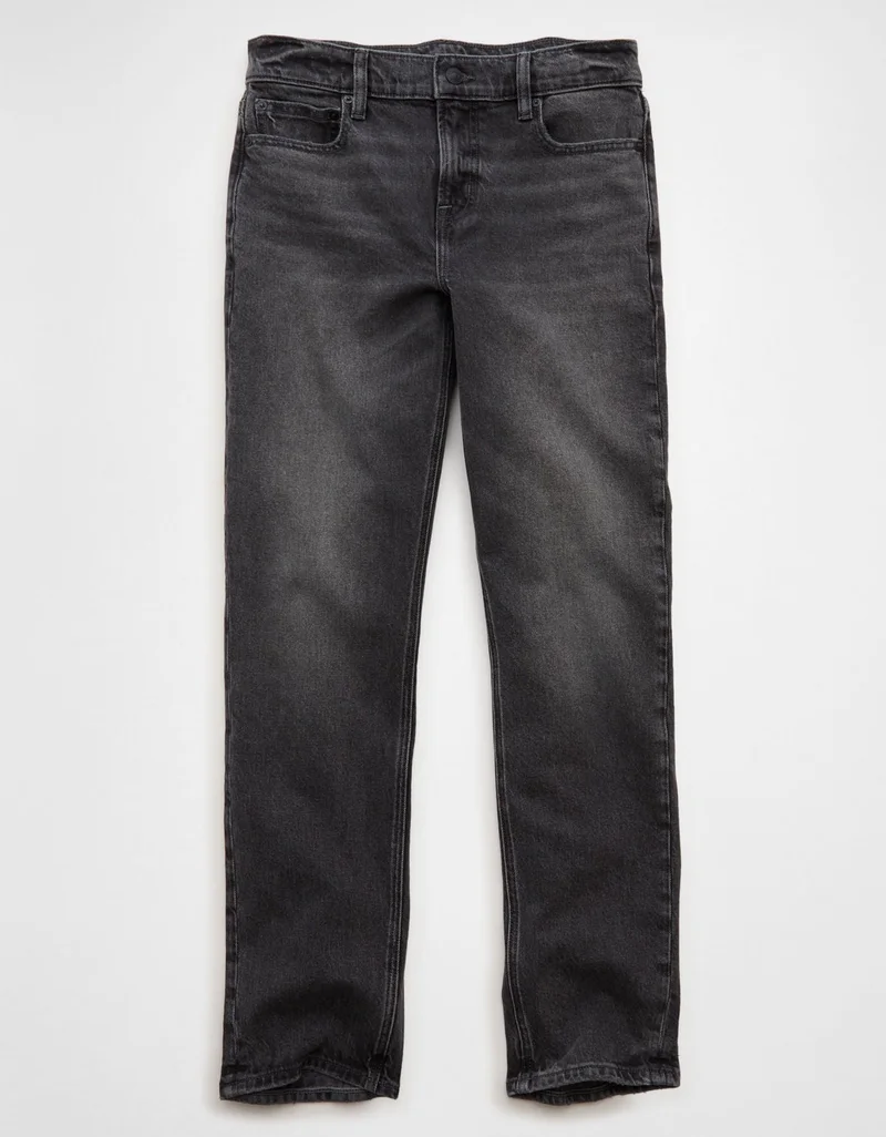 American Eagle  AE Stretch Super High-Waisted Straight Jean for Women | Best Price UAE