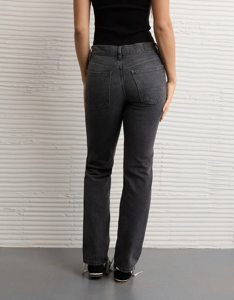American Eagle  AE Stretch Super High-Waisted Straight Jean for Women | Best Price UAE
