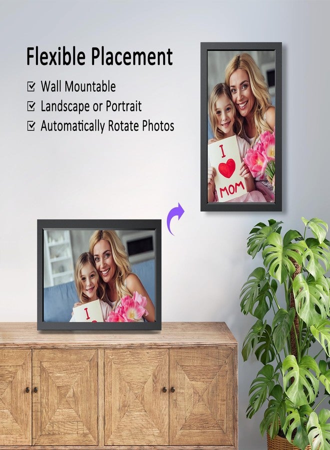 سامكس إطار صور رقمي كبير مقاس 15.6 بوصة، إطار صور رقمي واي فاي بسعة 32 جيجابايت، شاشة لمس IPS عالية الدقة 1920 × 1080، دوران تلقائي، إمكانية التثبيت على الحائط، سهولة مشاركة الصور عبر تطبيق Uhale، هدية مثالية للعائلة - Image 5