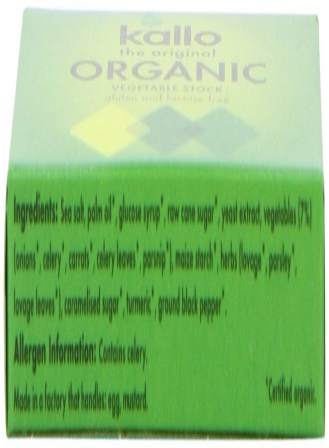 Kallo (عبوة 2) - كالو - مكعبات مرقة الخضار العضوية | 66غ | حزمة عبوة 2 - Image 3