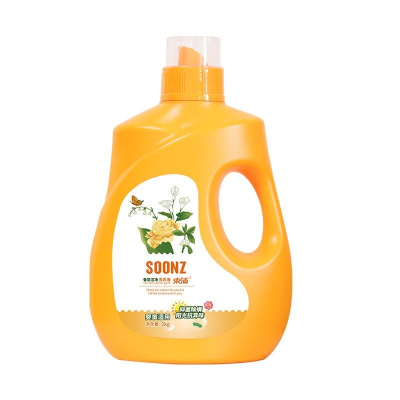 Bundled Bottled Coconut Oil Laundry Liquid Natural Gentle No Damage To Clothes Baby Clothes 2Kg Bottled - Image 1