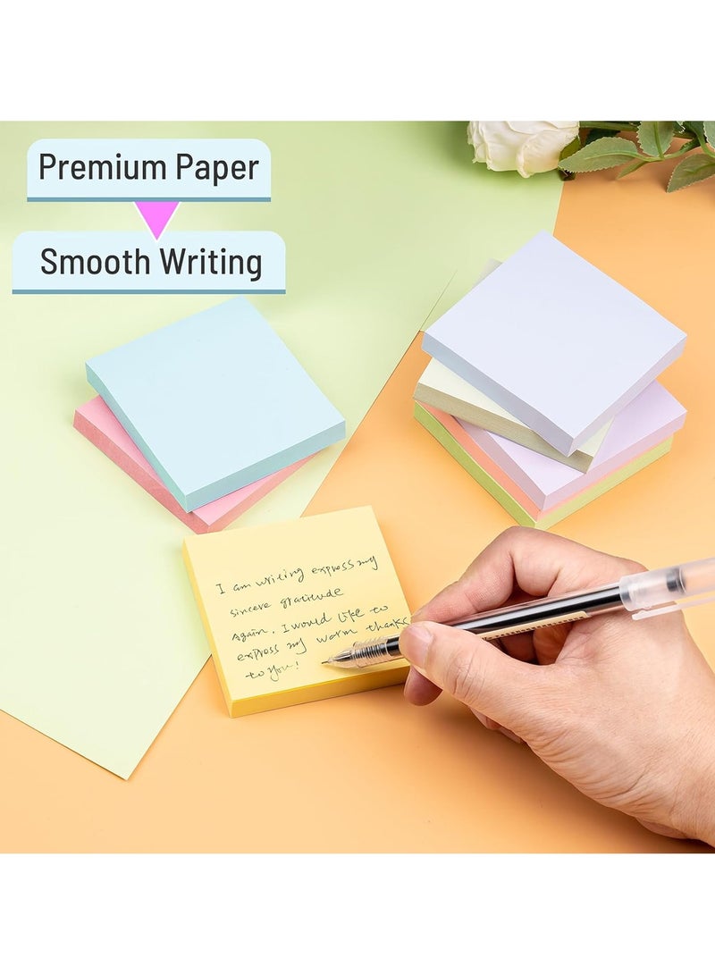Generic 720 Pcs Sticky Notes, Post it notes 3x3 in, Morandi color Self-Stick Note Pads, Perfect for Office School Home Desk Accessories - Morandi color  - Image 5