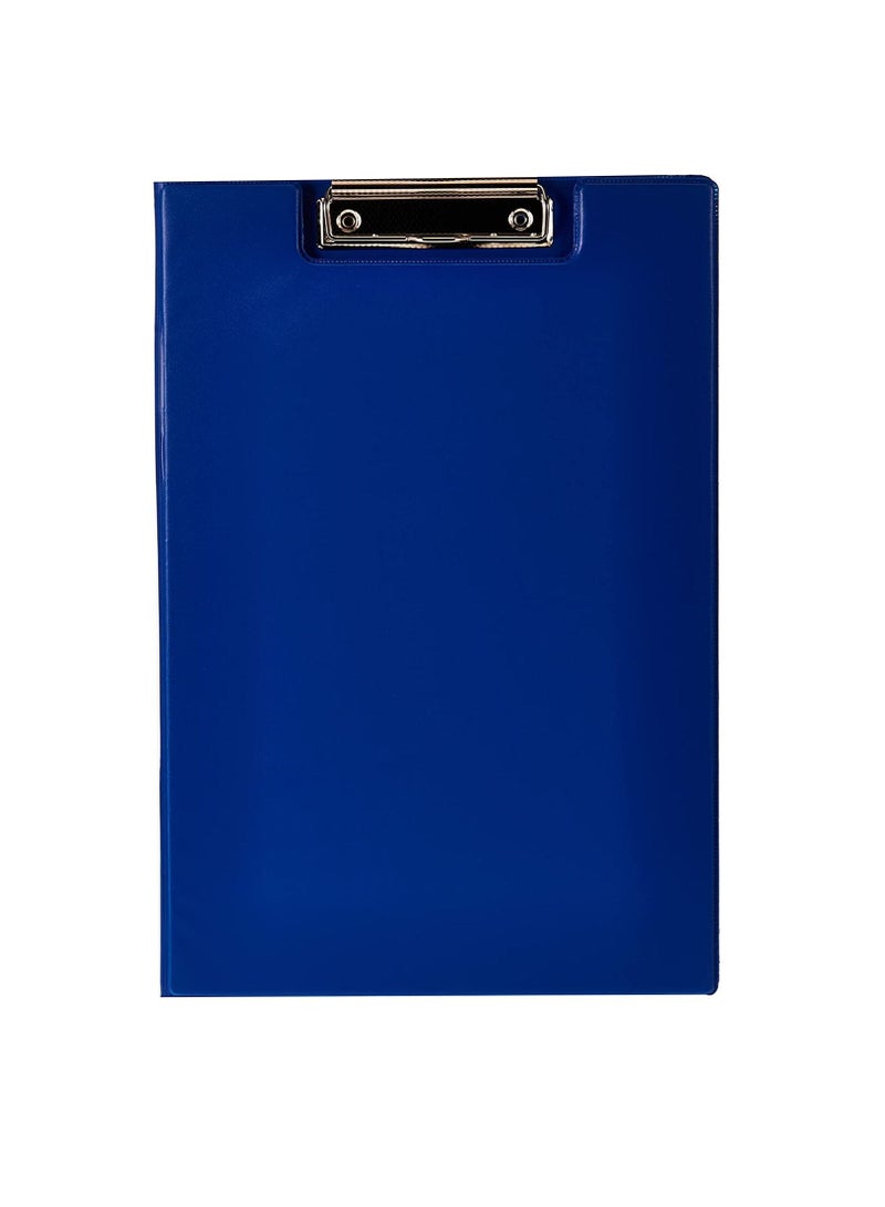 Maxi Polypropylene Double Clipboard Foolscap Blue - Image 1