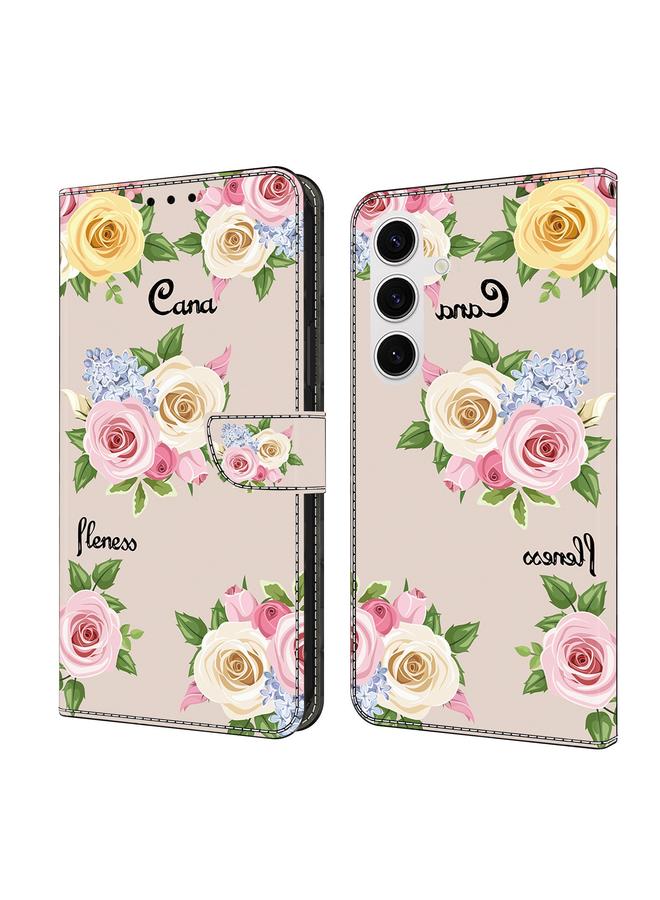 S-TOP Case For Samsung Galaxy A55 5G Fresh Painted Leather Phone Case - Image 1