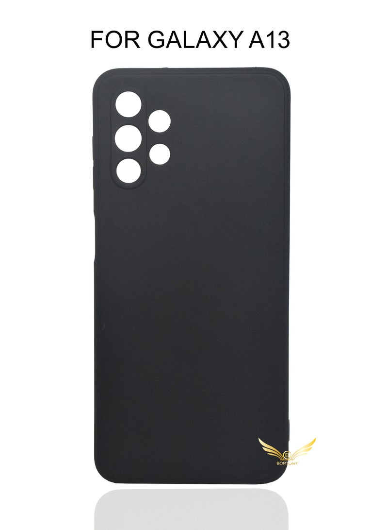 BORTONY Slim Full Body Stylish Soft Silicone Protective Case Cover for Samsung Galaxy A13 - Image 1