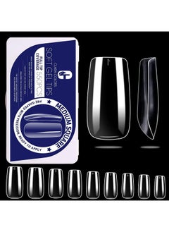 Nail Tips-Soft Gel Full Cover Nails, Clear Acrylic Nail Tips, Medium Square Nail Tips Artificial False Nails - pzsku/ZB2E89037A541536703D7Z/45/_/1733730132/3d9d8558-3e03-4d17-9b93-98376a8938da