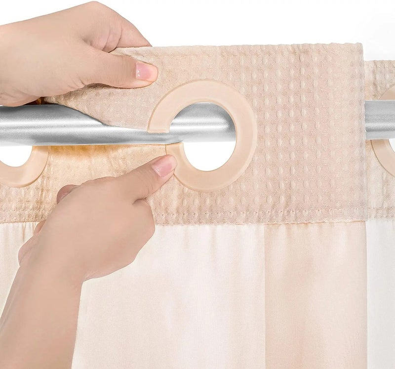 Y&D Nordic Eco Friendly Mildew Resistant Polyester Waterproof Premium Shower Curtain Bathroom Set - Image 2