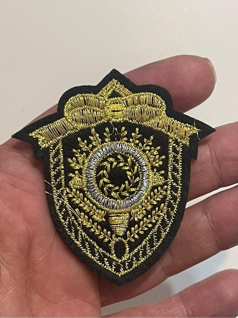 Gönülden Tasarım Heartfelt Design 6x5 cm Iron-On Embroidery Epaulette Applique Patch Badge