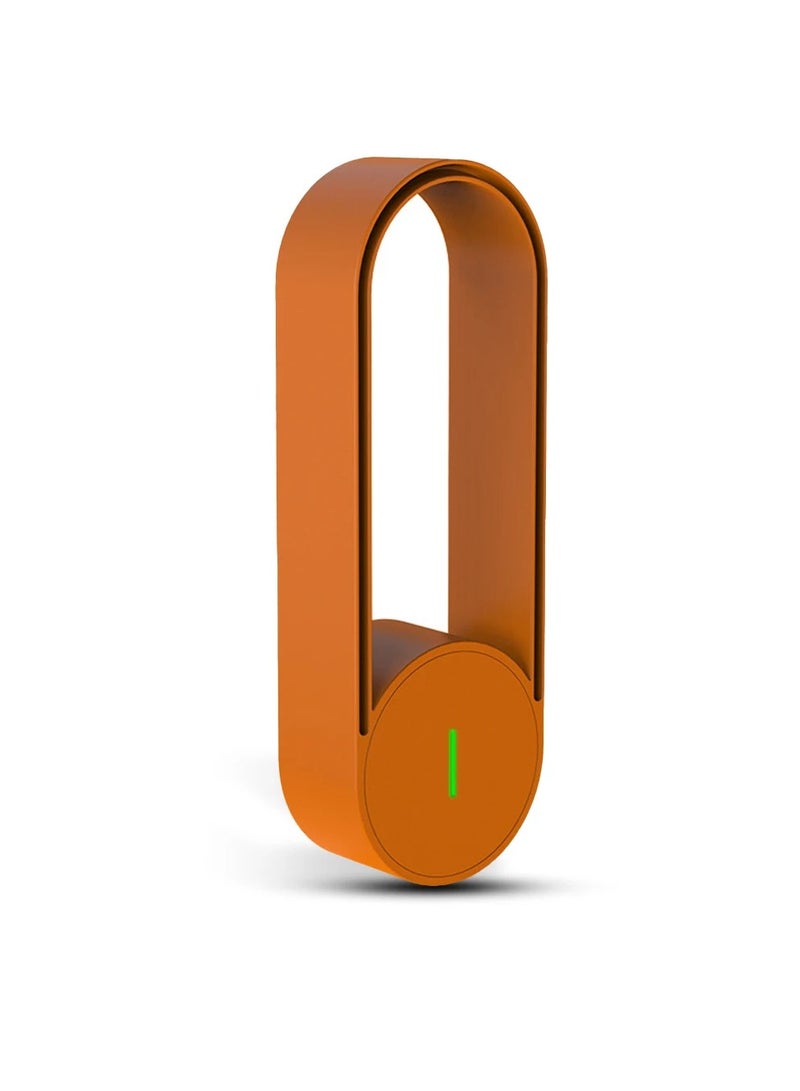 ارواق منقي هواء، معطر هواء بالأيونات السالبة مع منفذ USB، مزيل روائح صغير محمول منخفض الضوضاء، منظف هواء أوتوماتيكي كهربائي للمنزل والمكتب والفندق والسيارة، (قطعة واحدة. برتقالي) - Image 1