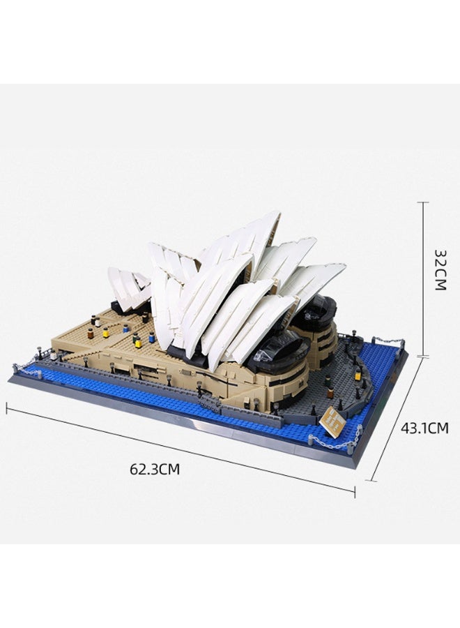 wange Sydney Opera House Australia Building Blocks Set 8210 (Age 6+, 2937 Pieces) - Image 3