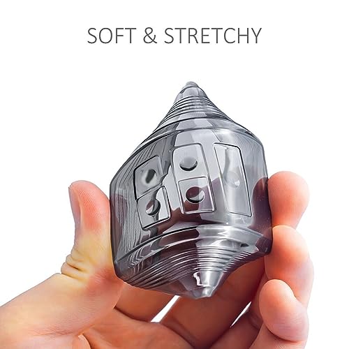 JVCV® Soft TPU Transparent Cover Compatible with Land Rover Range Rover Discovery Defender (Type 2, Transparent Black) - Image 5