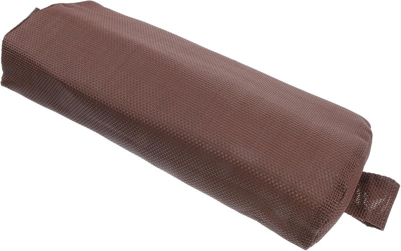 Toyvian Removable Recliner Head Pillow Beach Chair Cushion with Durable Fabric, Coffee Color Neck Support for Outdoor Lounger and Deck Chair - Image 1