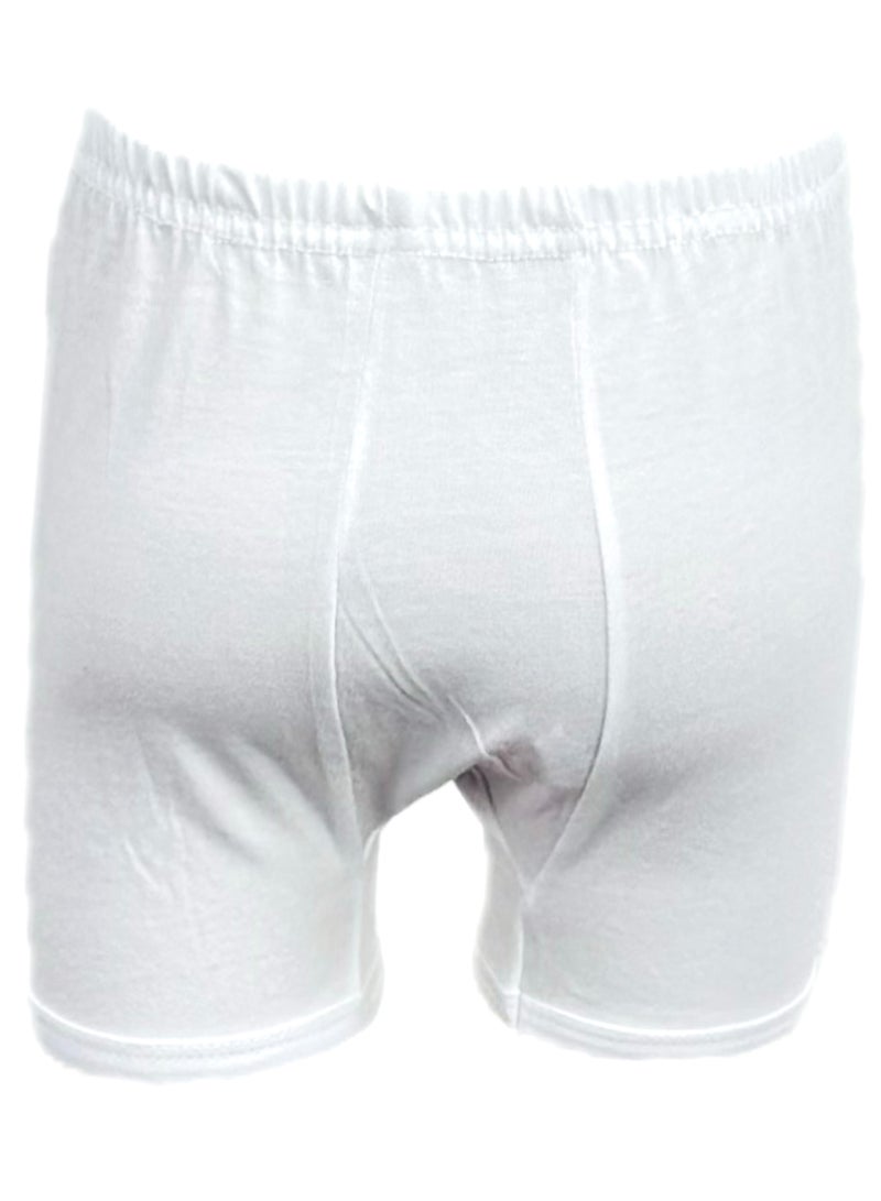 سيتي روز 6-قطع شورت بوكسر ولادي لباس داخلي قطن 100% أبيض - Image 3