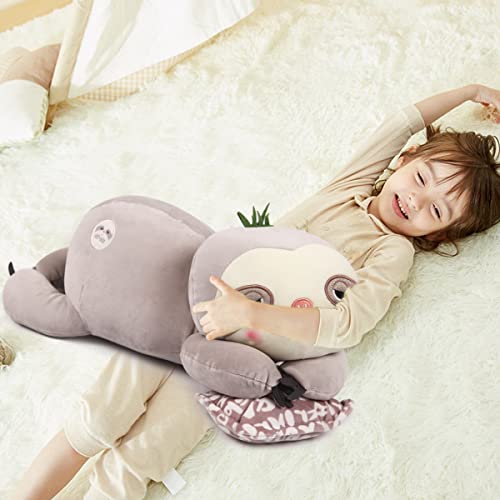 ARELUX 22in Stuffed Sloth Plush Animal PillowSoft Koala Plushie Hugging Pillow Doll Toy Accompany Plush for Friends Family BirthdaySuit for Sofa Chair Bed - Image 5