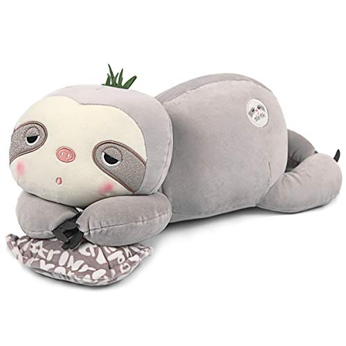 ARELUX 22in Stuffed Sloth Plush Animal PillowSoft Koala Plushie Hugging Pillow Doll Toy Accompany Plush for Friends Family BirthdaySuit for Sofa Chair Bed - Image 1