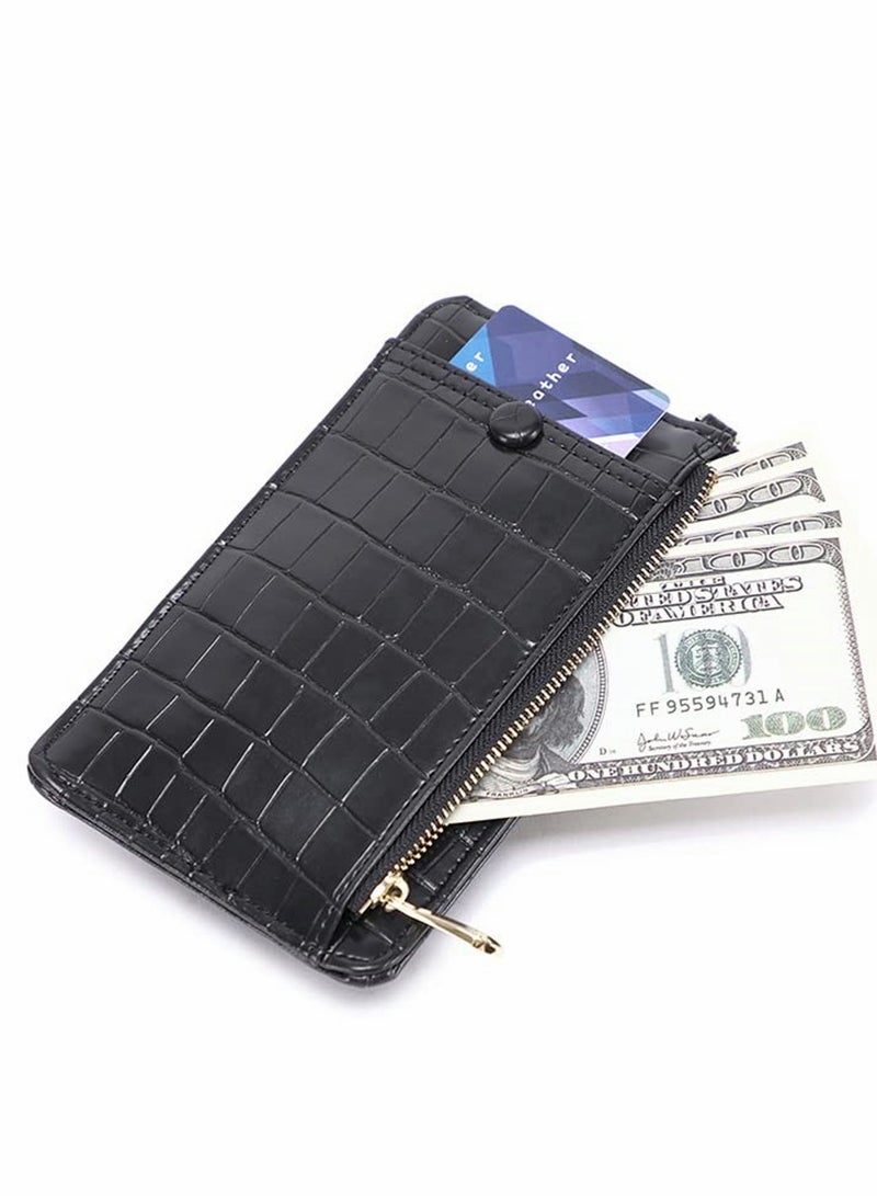 Excefore Small Crossbody Cell Phone Purse for Women Mini Messenger Shoulder Wallet Galaxy S21 FE S22 Plus S20 A53 5G A52 A11 Note 10 iPhone 13 Pro Max Google Pixel 6 OnePlus Nord N200 9 8 Blu View 2, Black  - Image 3