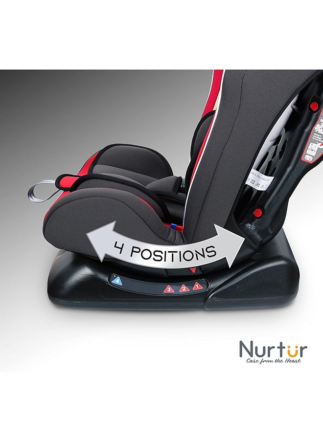 Nurtur Bruno Baby/Kids 3-In-1 Car Seat - 4 Position Recline - 5-Point Safety Harness – 143° Angle Recline - 0 Months To 7 Years  - Image 5