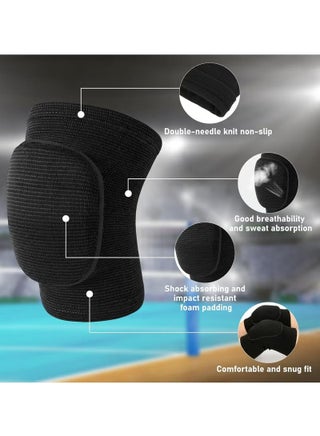Soft and Breathable Knee Pads for Volleyball, Dancing, Football, Yoga, Basketball, and Skating - Protective Knee Pads for Adults and Kids - view 3