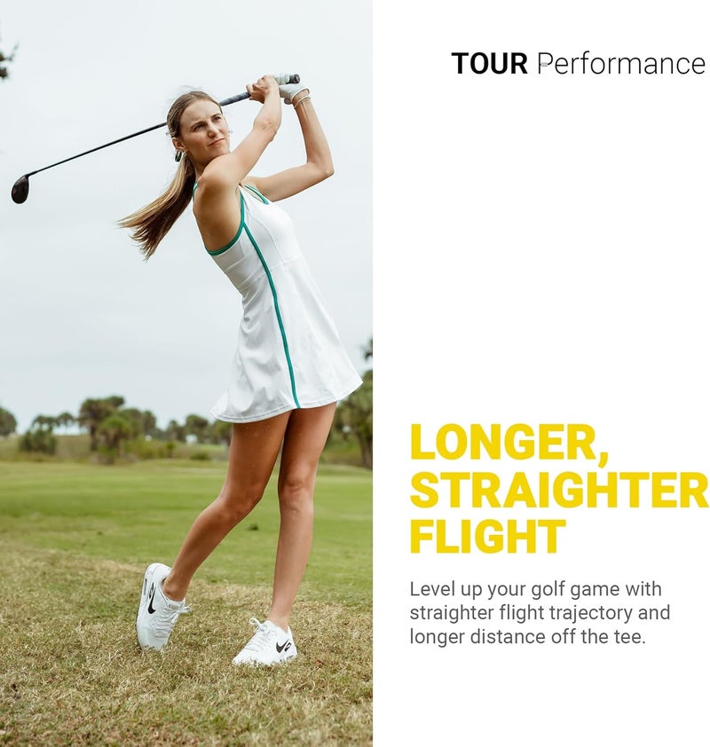 Trust Golf Balls - Aurora & Rosa Crystal Urethane Series | Eye-Catching & Easy to Spot | Maximum Distance, Soft Feel, Straight Flight, & Greenside Control | Blue, Orange, Pink, Yellow | 12 or 48 Balls - Image 3