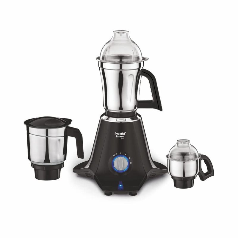 بريثي Preethi Taurus Pro MG-256 | 1000 Watt Mixer Grinder | 3 Jars | Black | 2-Year Warranty | Lifelong Free Service 1.5 L 1000 W MG-256 black - Image 1