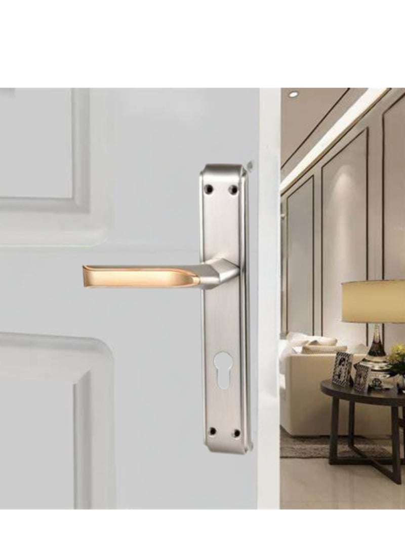 KANA Door Handle Set, Modern and Elegant Door Handle - Durable and Easy to Install - Door handle with classic design for Residential Office Doors Includes Installation Screws. - Image 4