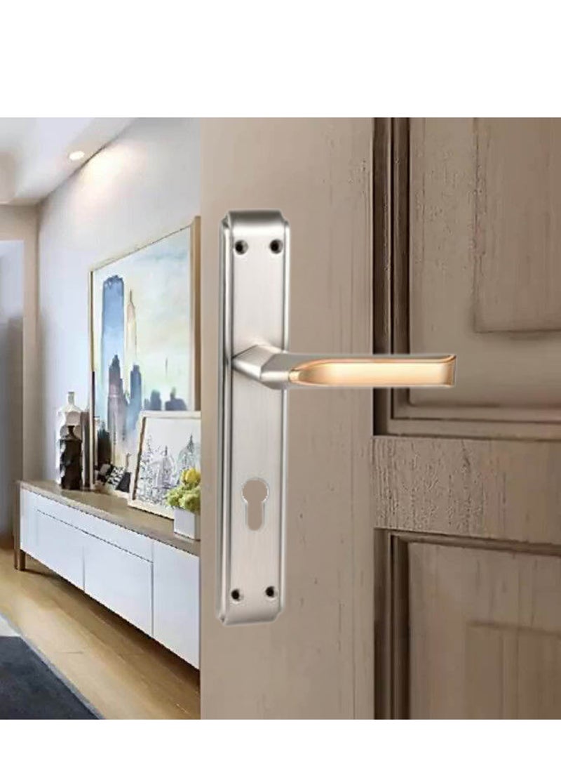 KANA Door Handle Set, Modern and Elegant Door Handle - Durable and Easy to Install - Door handle with classic design for Residential Office Doors Includes Installation Screws. - Image 5
