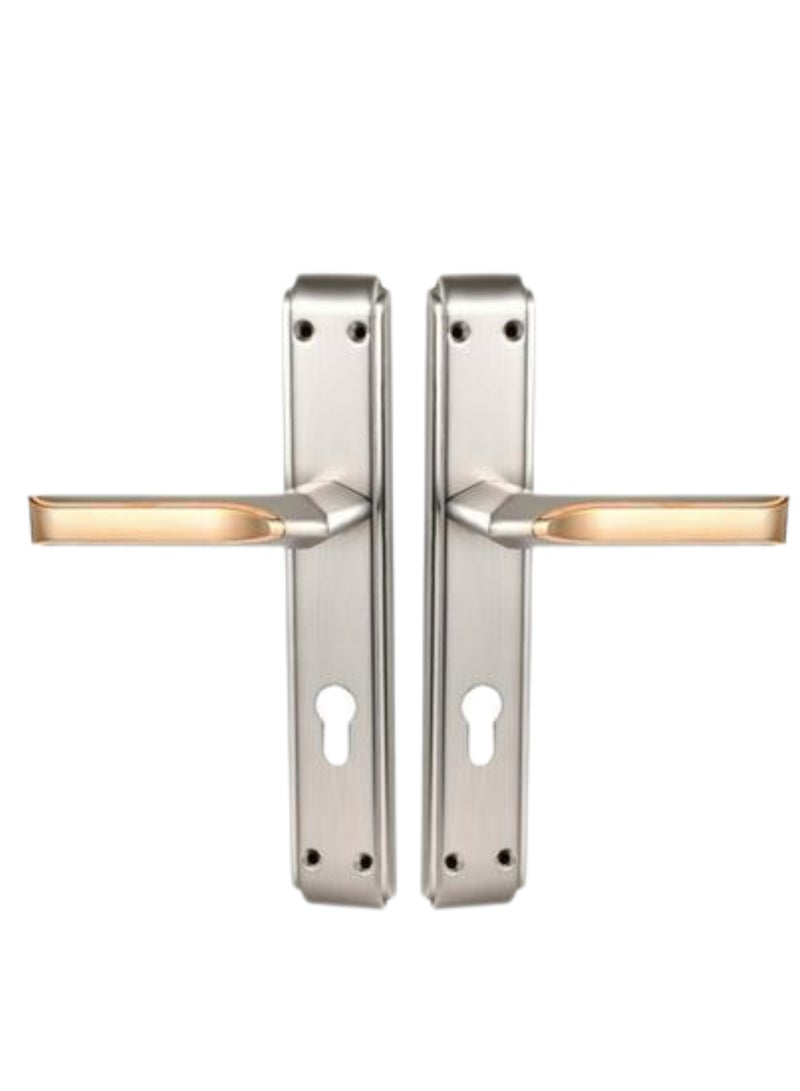 KANA Door Handle Set, Modern and Elegant Door Handle - Durable and Easy to Install - Door handle with classic design for Residential Office Doors Includes Installation Screws. - Image 1