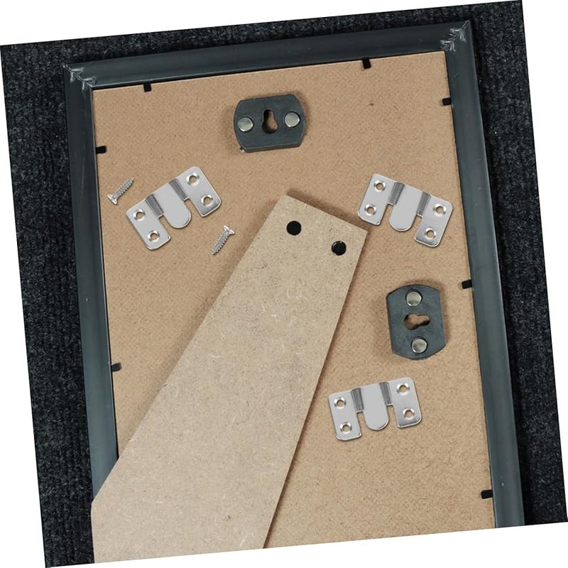 Artibetter 20 قطعة أقواس فولاذية لتعليق الصور، أجهزة تركيب متساوية للسطح للحائط - Image 5