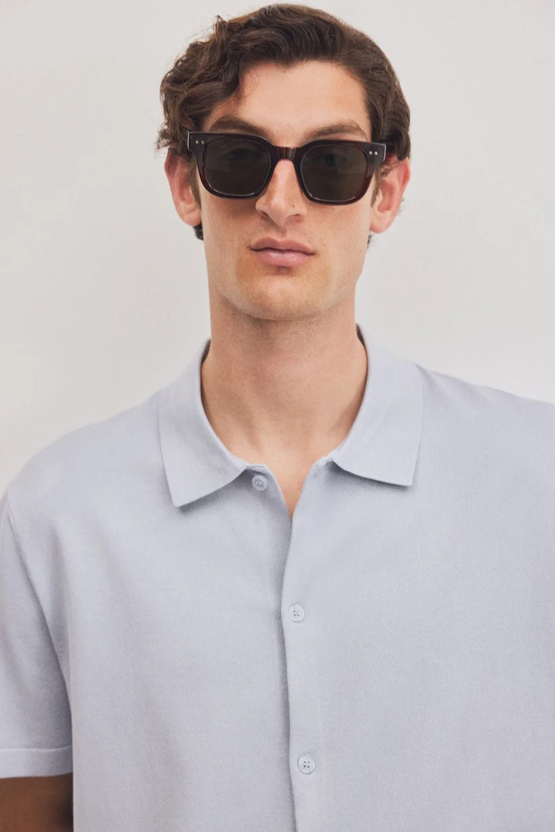 H&M Regular Fit Fine-knit shirt